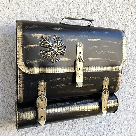 Wandbriefkasten Tasche Außergewöhnlich Briefkasten Postkasten Zaunbriefkasten mit Zeitungsrole Zeitungsfach aus rostfreiem St