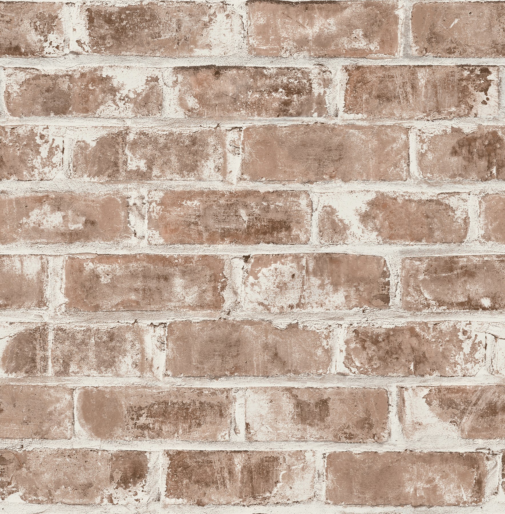 Urban Walls UW24760 Warehouse Brick Sidewall, Red