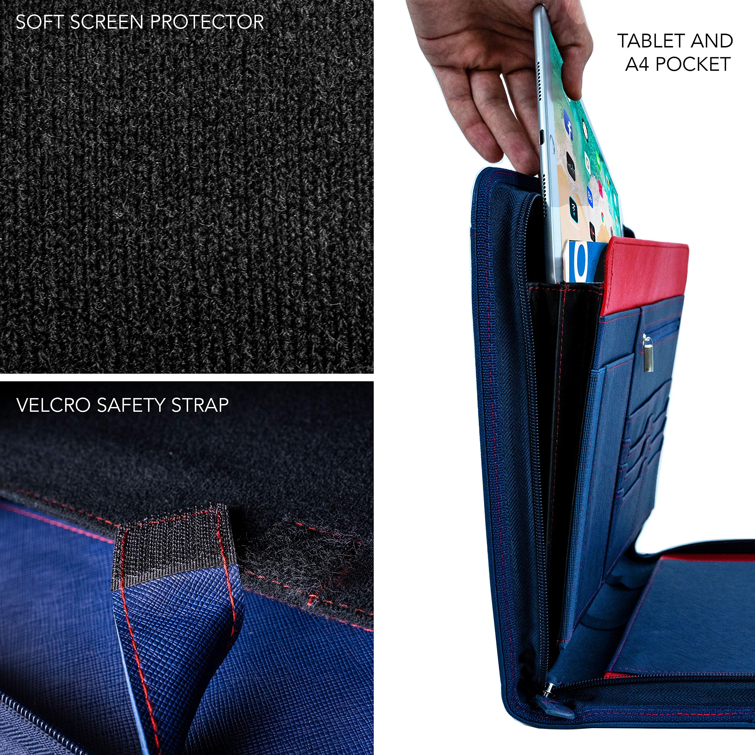 Wundermax Padfolio Portfolio Vegan Leather Binder Business Folder