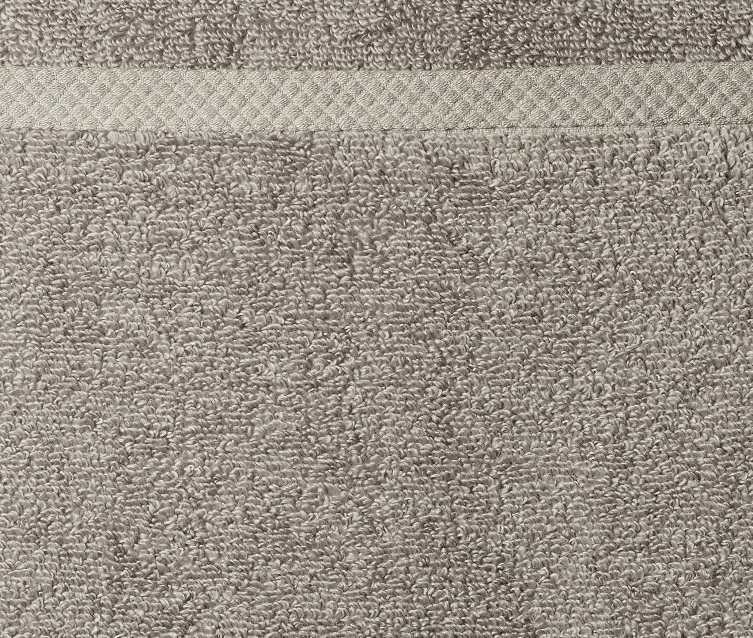 Basics Quick-Dry, Luxurious, Soft, 100% Cotton Bath Towels, Platinum - Set of 2: Home & Kitchen