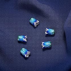 LiQunSweet 10 Pcs Vintage Silver Plated Alloy
