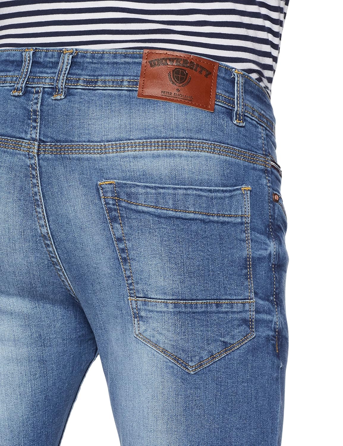 peter england men's skinny fit jeans