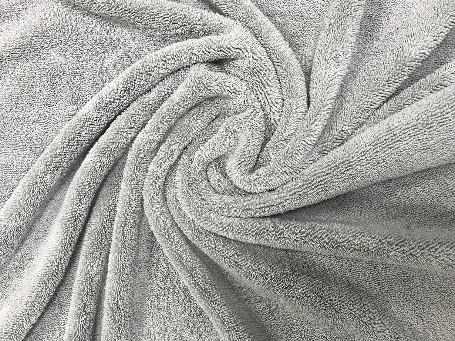 Polyte Oversize, 60 x 30 in, Quick Dry Lint Free Microfiber Bath Towel Set, 6 Piece (Gray): Home & Kitchen