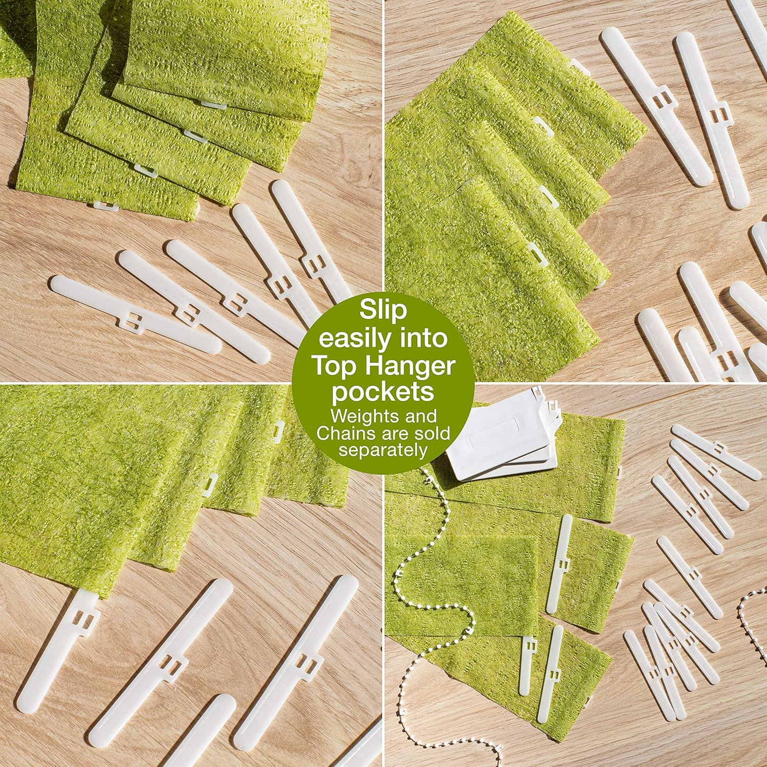 Vertical Blind Top Hangers 3.5inch 89mm (50 Pack) Slats Spare Parts For