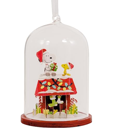 Amazon.com: Lenox 894766 Snoopy Ringing Bell Ornament, Christmas