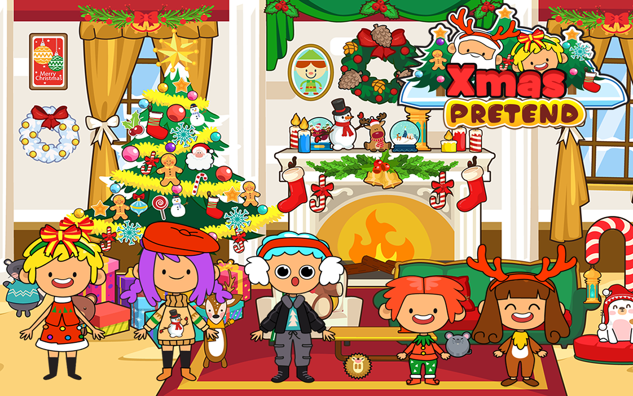 My Pretend Christmas - Friends and Family Xmas Dinner Party Playhouse