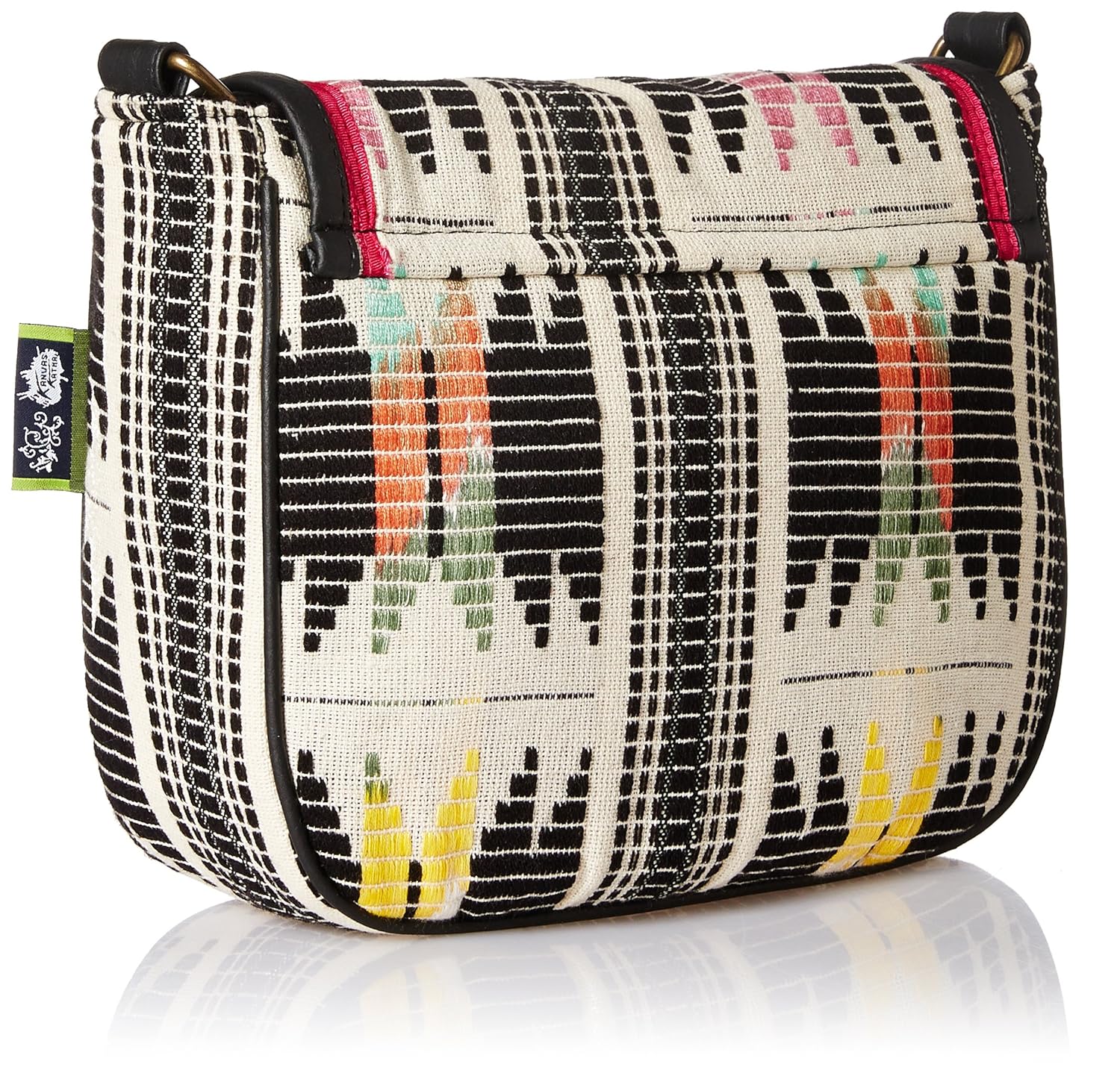 kanvas katha women's sling bag (multicolor) (kksljq027)