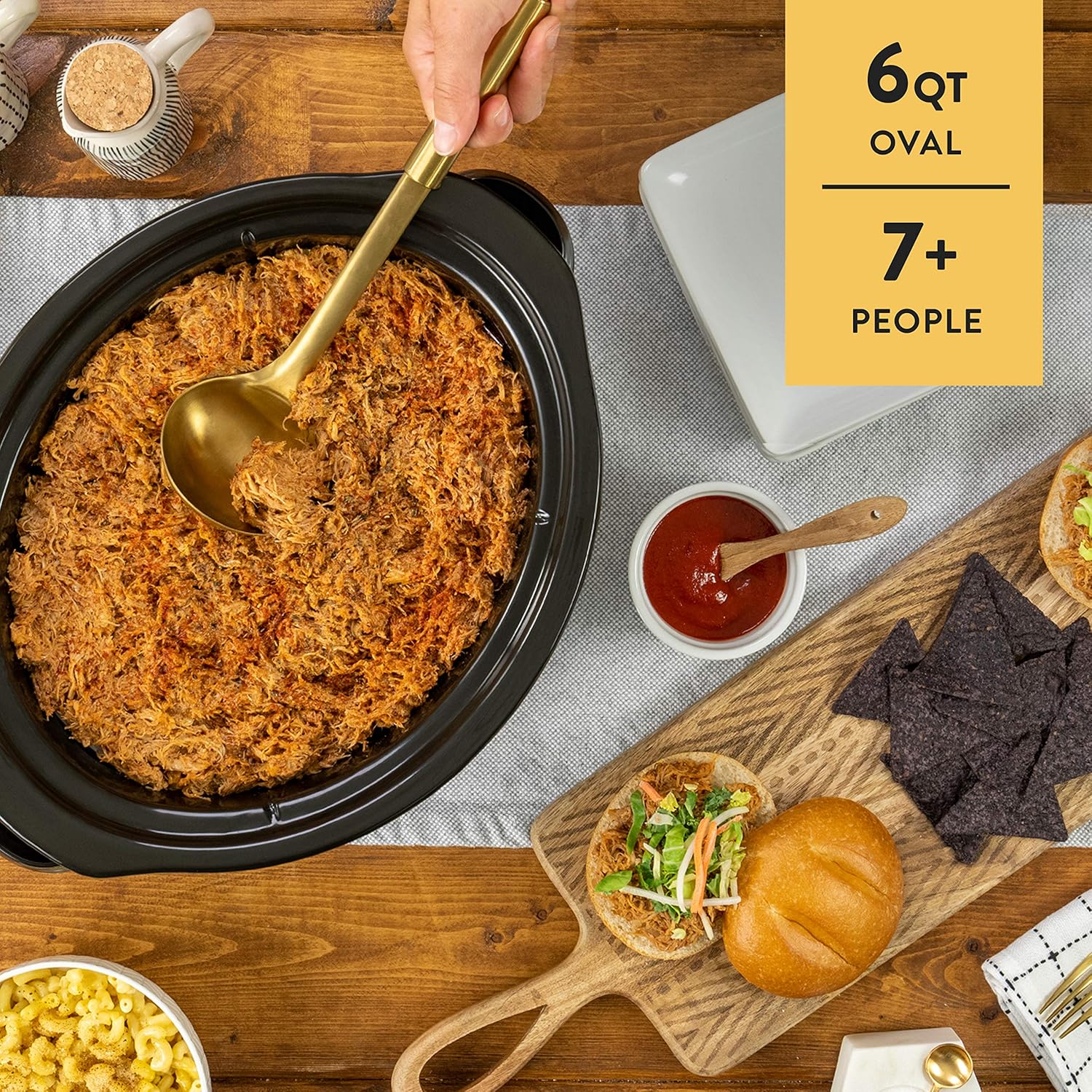 Crock-pot 2137020 MyTime Technology, 6-Quart Programmable Slow Cooker, Stainless Steel: Kitchen & Dining