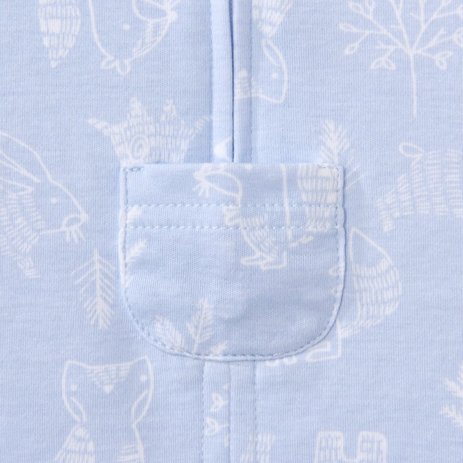HALO Sleepsack Wearable Blanket Cotton Woodland Etch Blue, Size XLarge: Baby