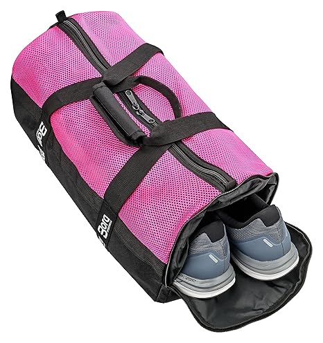 Sporttasche Mesh 25L mit Schuhfach und Mesh-Oberseite für beste Belüftung - klein mit abgetrenntem Nassfach, Wertfach und Sch