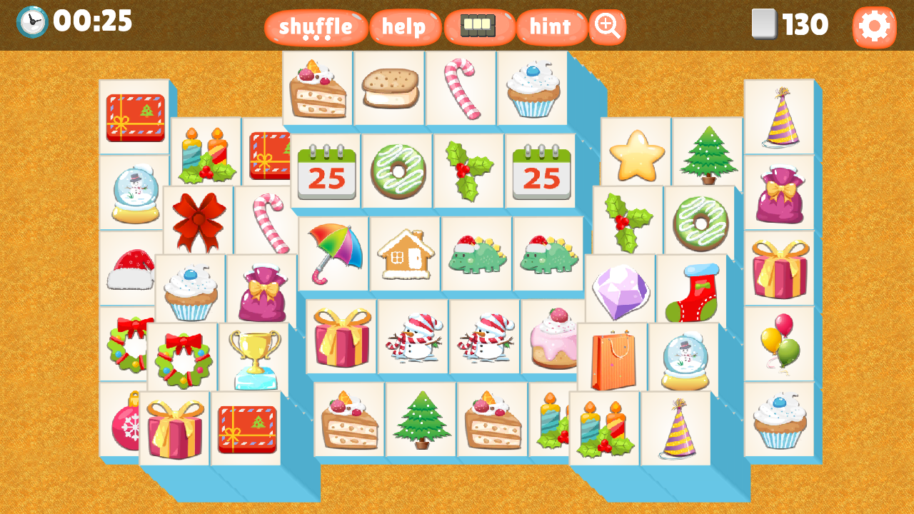 Mahjong Holiday Joy 2017 Mahjongg Game for the Holiday