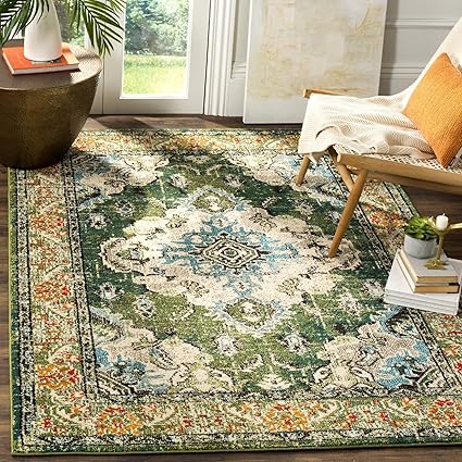 Amazon Com Tribal Forest Medallion Themed Area Rug