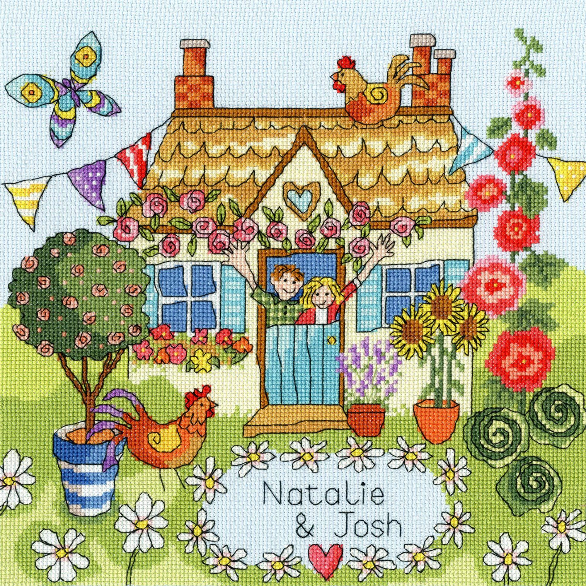 Bothy Threads Cross Stitch Kit - Our House