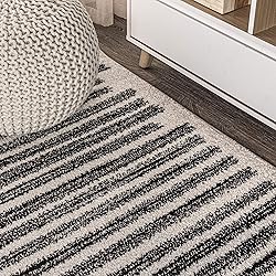 JONATHAN Y MOH207A-8 Khalil Modern Berber Stripe