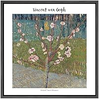 SIGNWIN Framed Canvas Wall Art Almond Tree in Blossom Master Aritst Van Gogh Oil Painting Impressionism Traditional Scenic Colorful for Living Room, Bedroom, Office - 16
