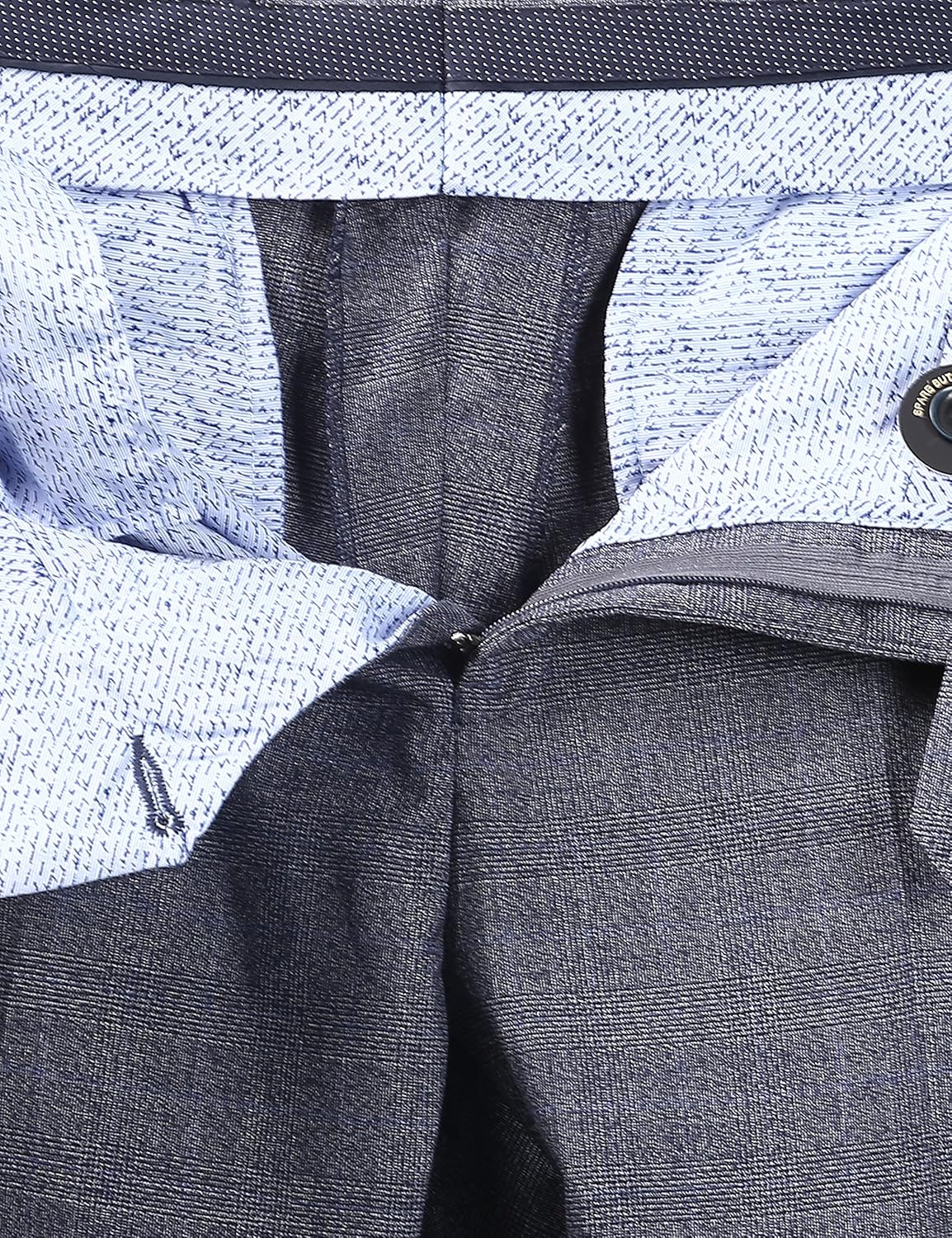 raymond men's slim fit formal trousers