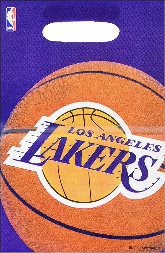 Amscan "Los Angeles Lakers NBA Collection" Loot Bags, Party