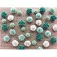 24Pcs Decorative Pushpins,Cork Board Tacks,Bulletin Board Tacks,Thumb Tack Decorative for CorkBoard, Office Organization or Home, Green
