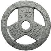 Fitvids 2 Inch Olympic Barbell Weight Plates Set, 70/120 LB Barbell Weight Set for Home Gym Strength Training, Triple-handle Design