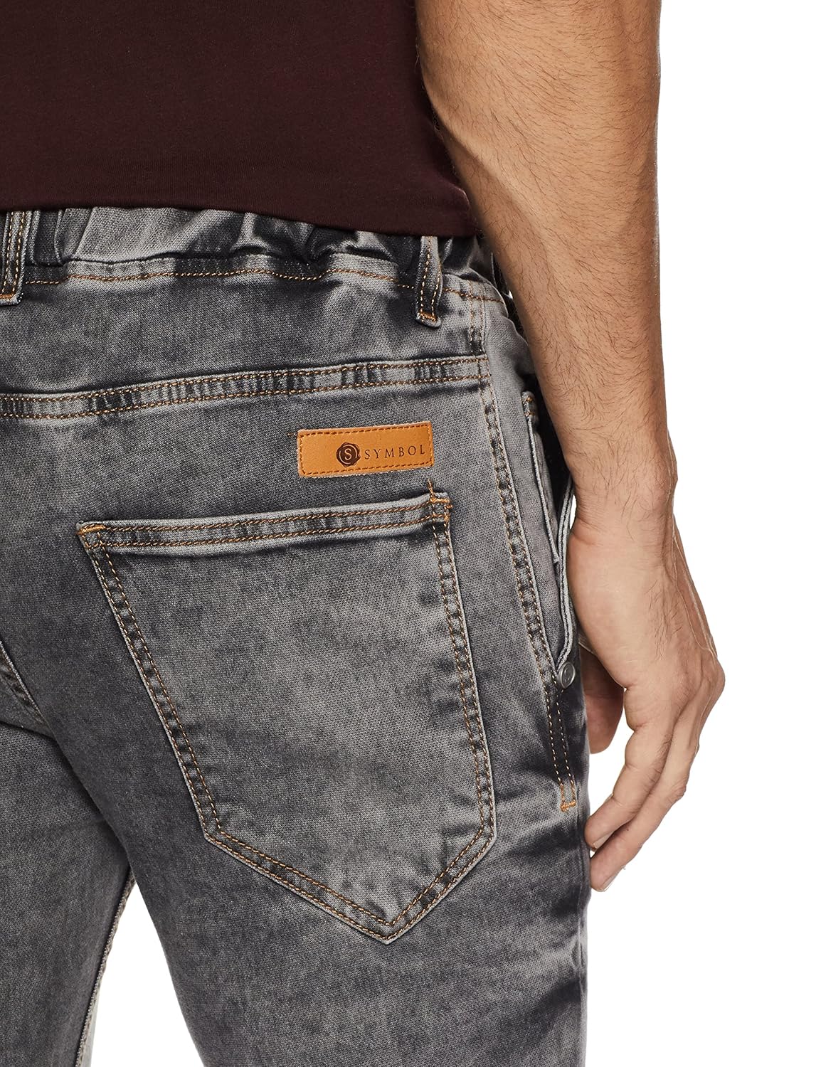 symbol amazon brand men's skinny fit jeans