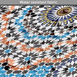 Ambesonne Vintage Fabric by The Yard, Moroccan