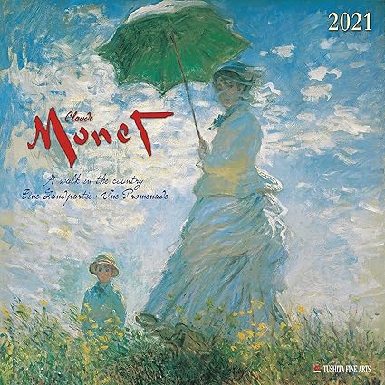 Calendrier 2021 Artiste Monet Promenade Ballade Dans La Campagne Peintre Impressionniste Peintre Francais Normandie Ts Offert Un Agenda De Poche 2021 Amazon Fr Fournitures De Bureau