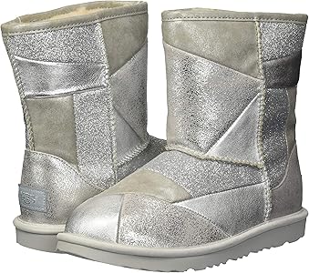 silver patchwork uggs