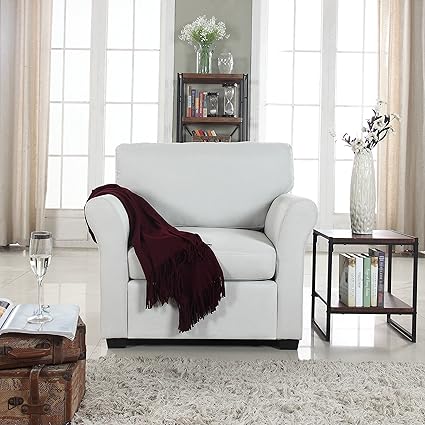 Divano Roma Furniture Classic And Traditional Linen Fabric Accent Chair Living Room Armchair Beige
