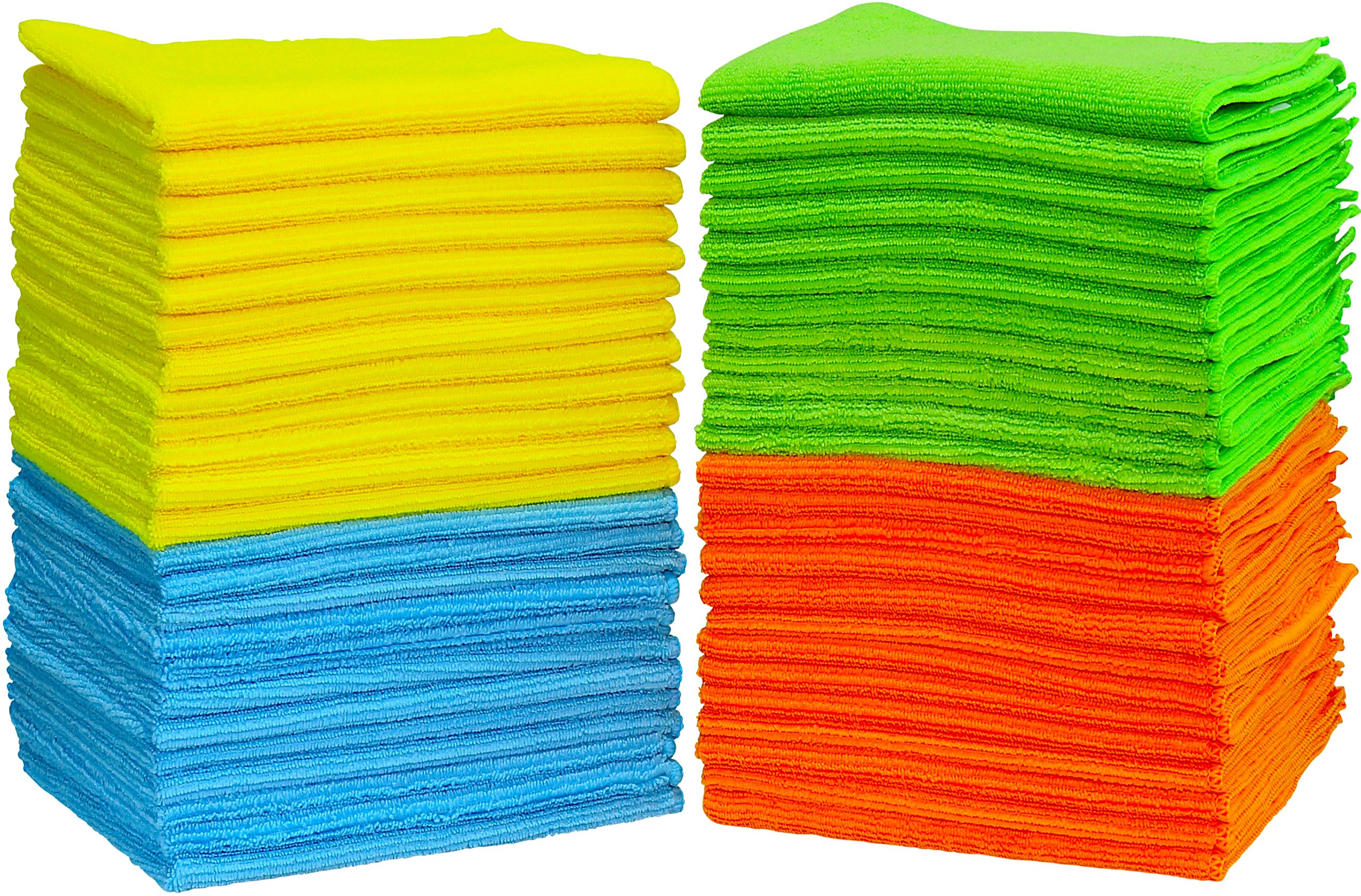OxGord Microfiber Cleaning Cloth 32pc Pack Bulk Duster