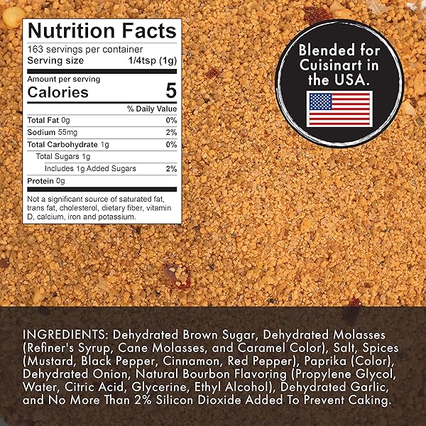 CUISINART BOURBON MOLASSES SEASONING – SAVORY AND SWEET – CGSS-551