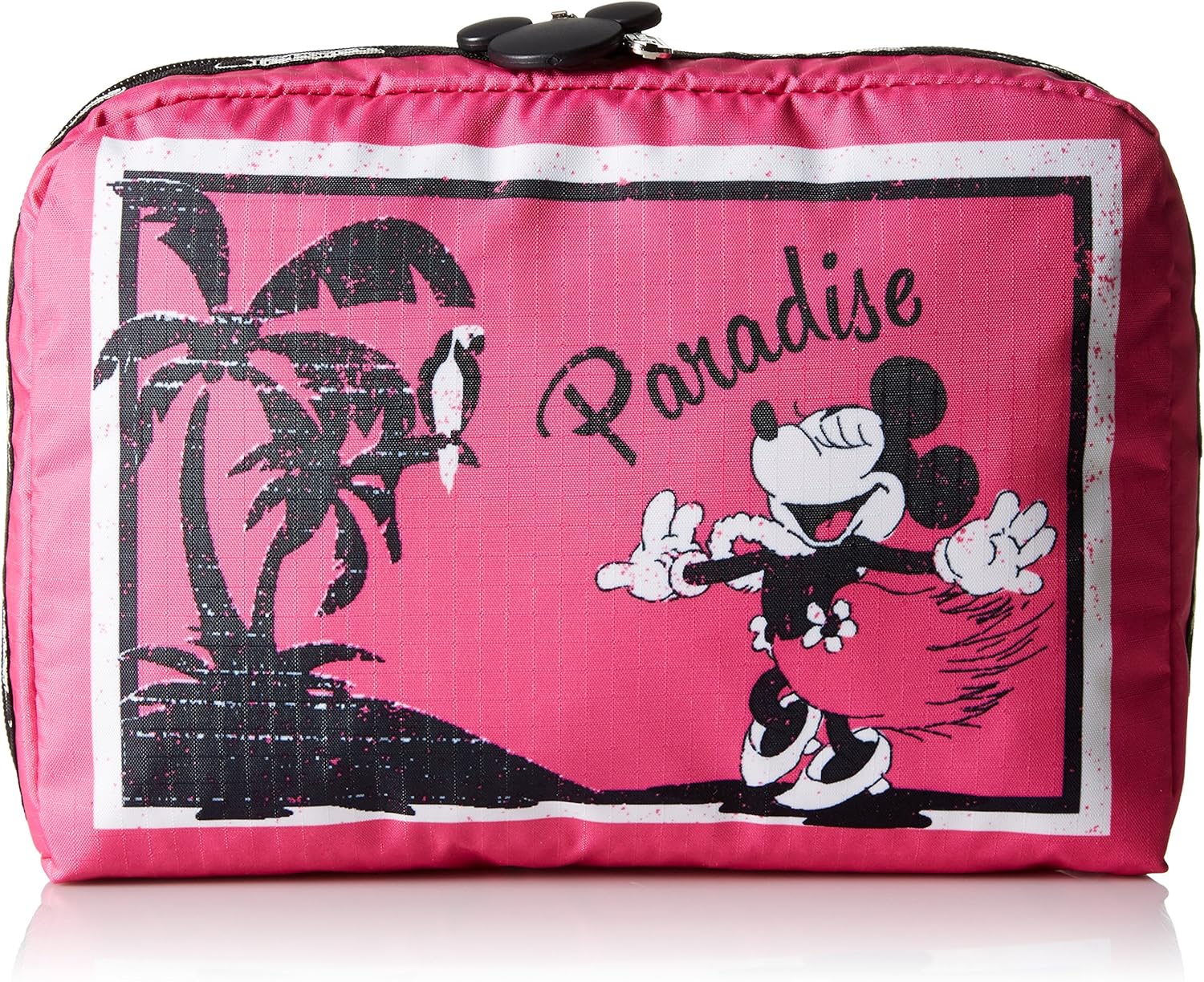 Amazon レスポxディズニー コラボ ミニーズパラダイス Minnie S Paradise P941 エクストララージレクタングラーコスメティック 7121 シューズ バッグ