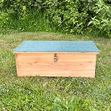 Selections Wooden Hedgehog Feeding Station Shelter with Opening Roof view 5