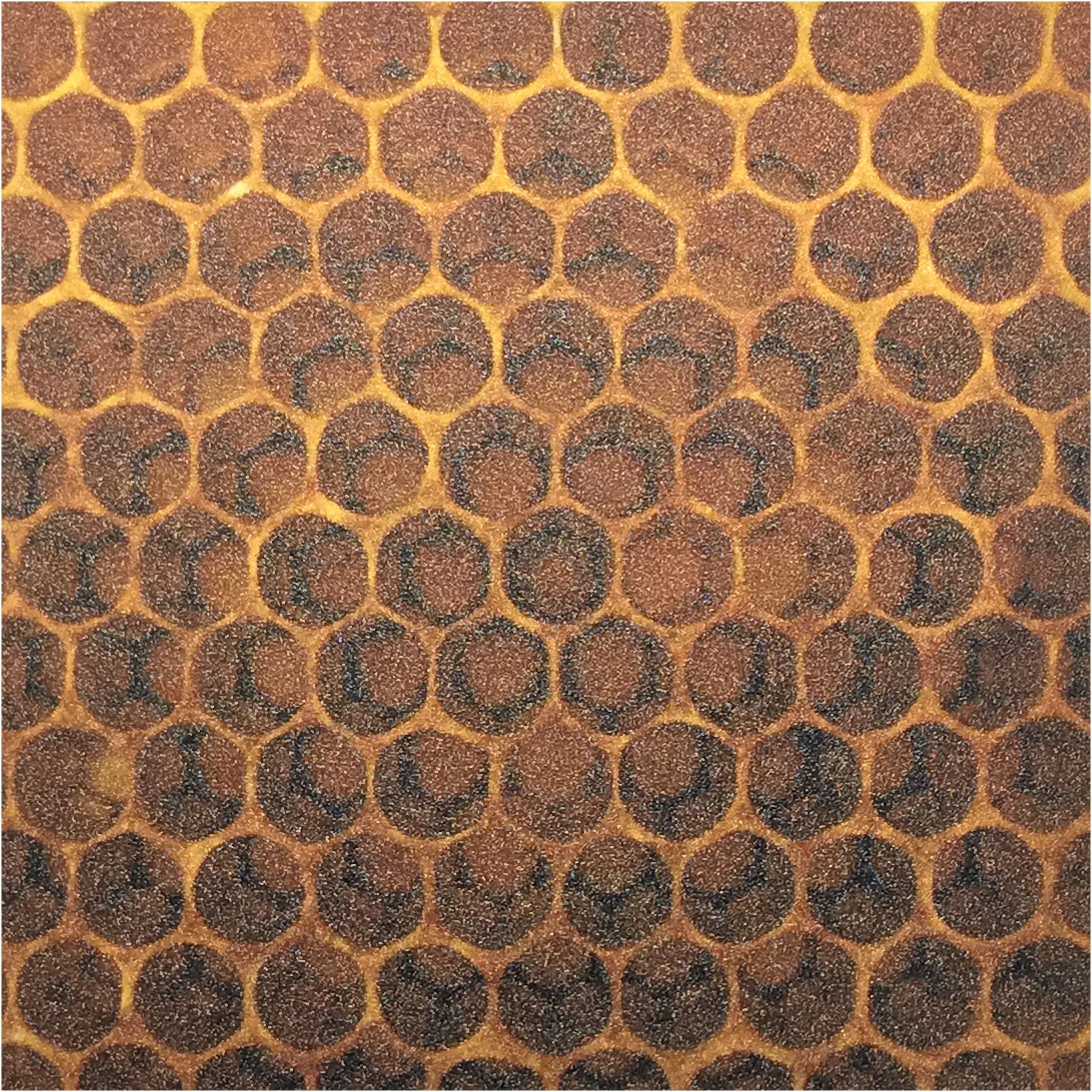 Infused Kydex USA: 1 Sheet of 7.5" x 7.5" x .080" Infused Kydex Material - Honey Comb Print