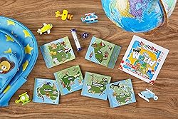 BrainBox The World Card Game - Memory & Observation