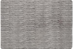 TOWN & COUNTRY BASICS SoHome Smooth Step Houndstooth Machine Washable Low Profile Stain Resistant Non-Slip Versatile Utility Kitchen Mat, Grey/Black, 24"x35"