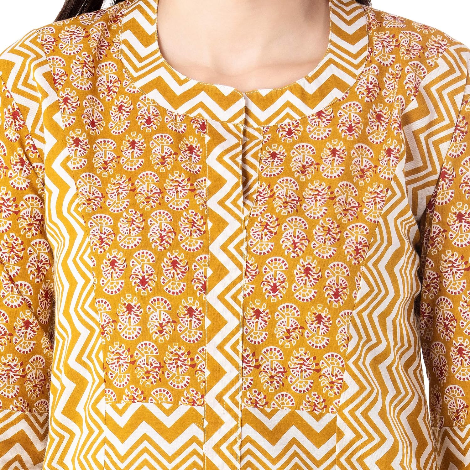 khushal k women's cotton kurta with palazzo set