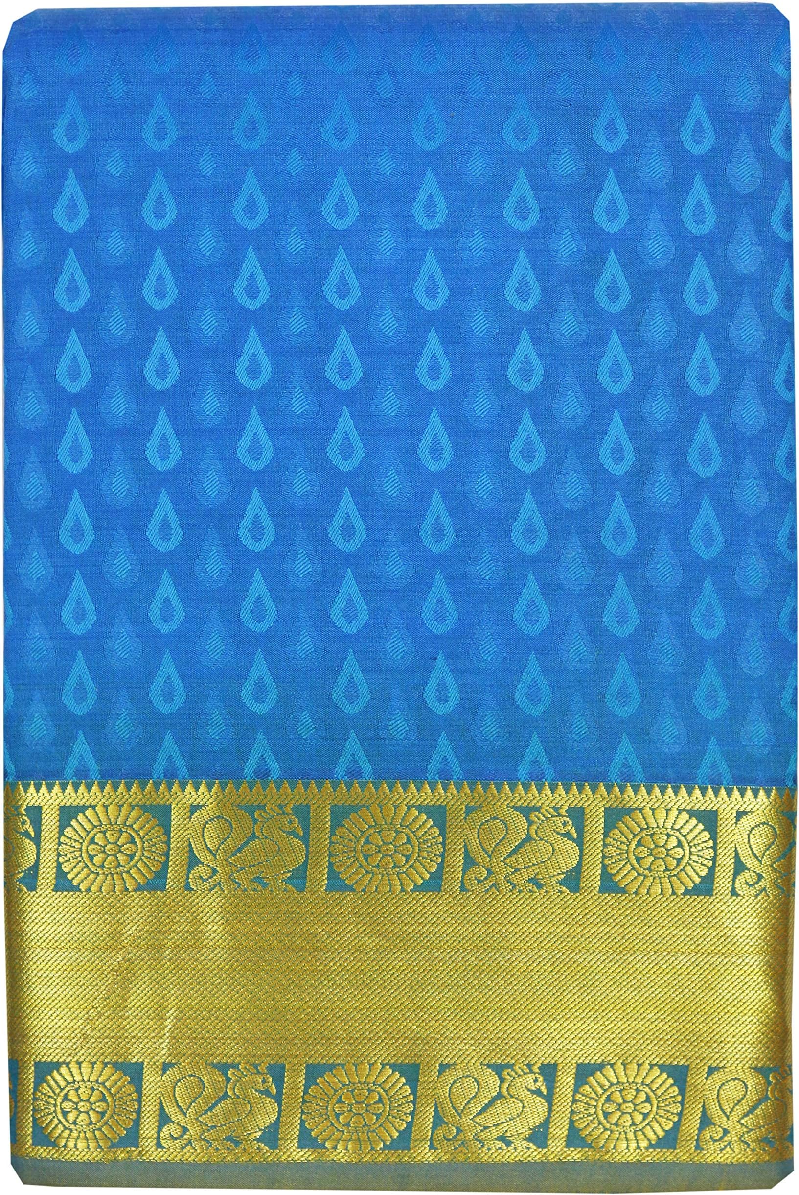 SRI TULASI SILKS Women's Kanchipuram Art Silk Saree With Blouse