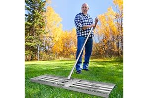 Level King Pro Superior Lawn Leveling Rake 36''x10'' - High Grade Levelawn Tool for Unparalleled Heavy Duty Lawn Care - Reliable, Robust Lawn Leveling Tool for The Creation of Impeccable Lawns