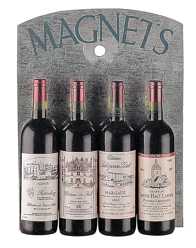 Creative Coop Wine Bottle (Set of 4 Designs) Home