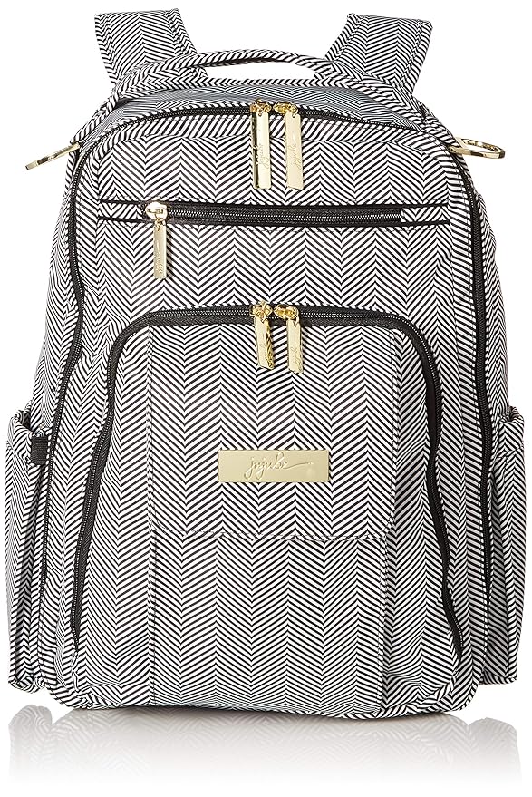 jujube black and white diaper bag