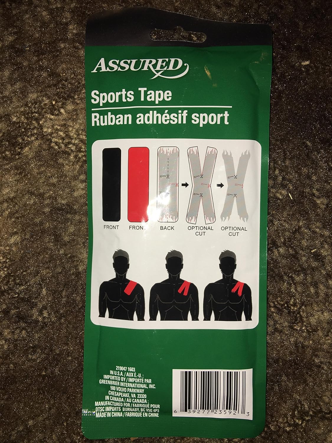 ASSURED Athletic SPORTS TAPE Adhesive Wraps Strength (Light & Comfortable) 6-Count Package by Sports Tape - Image 3