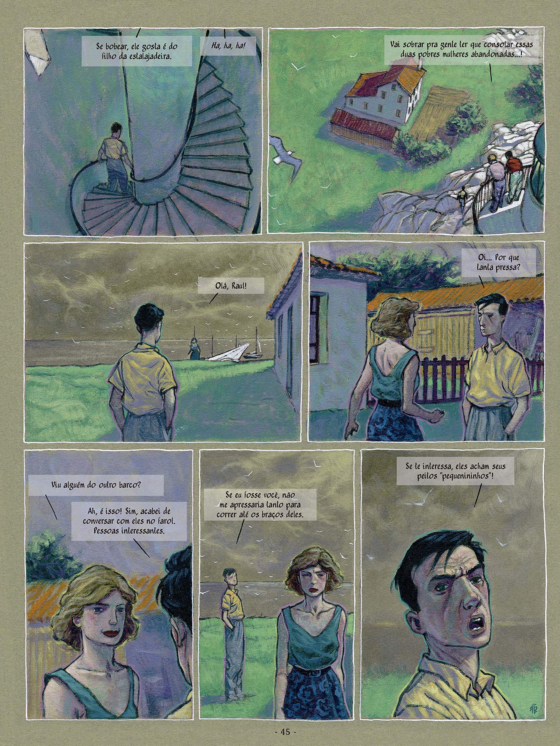 Livro 'Traço de Giz' por Miguelanxo Prado