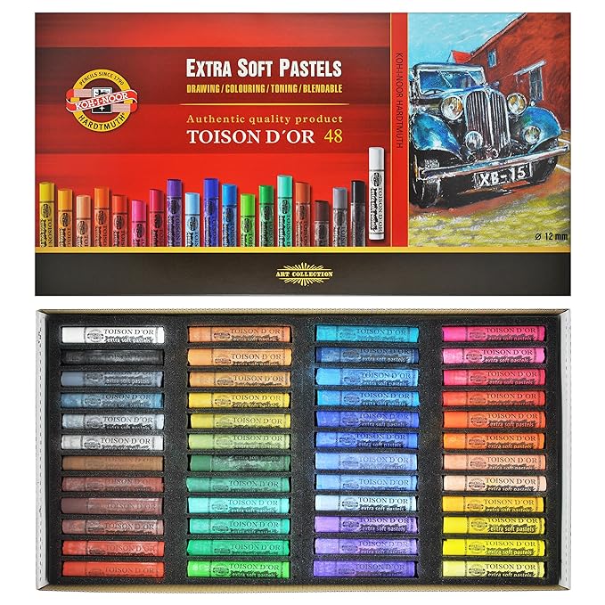Koh-I-Noor GIOCONDA 8116 harde pastelpotloden voor de kunstenaar (48 stuks