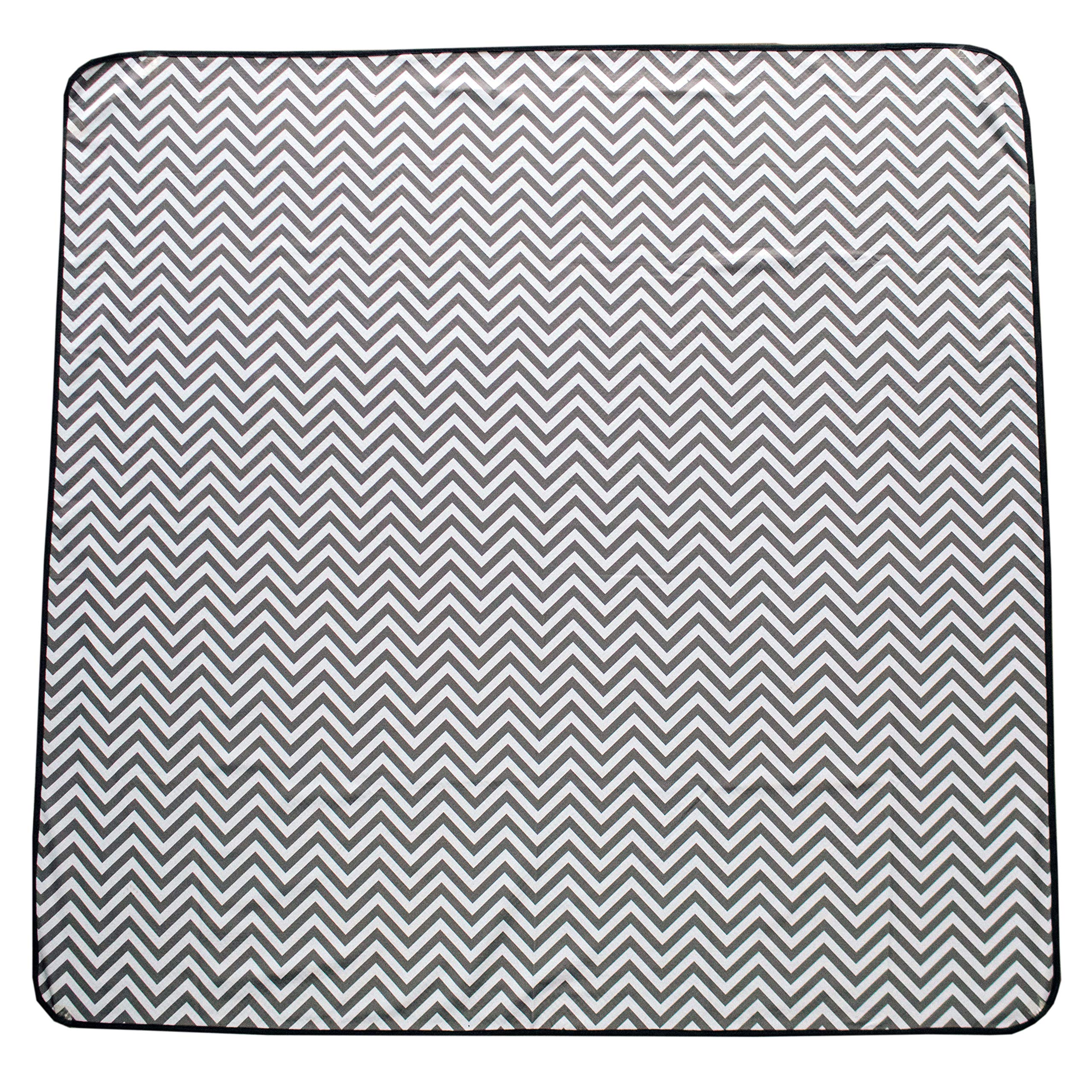 Little English Splat Mat for Under Baby high Chairs, Anti-Slip Waterproof & Washable Spill Mat, Protects Floor from Splash and Spill from Eating Mess - Square - 130cm / 51 Inches