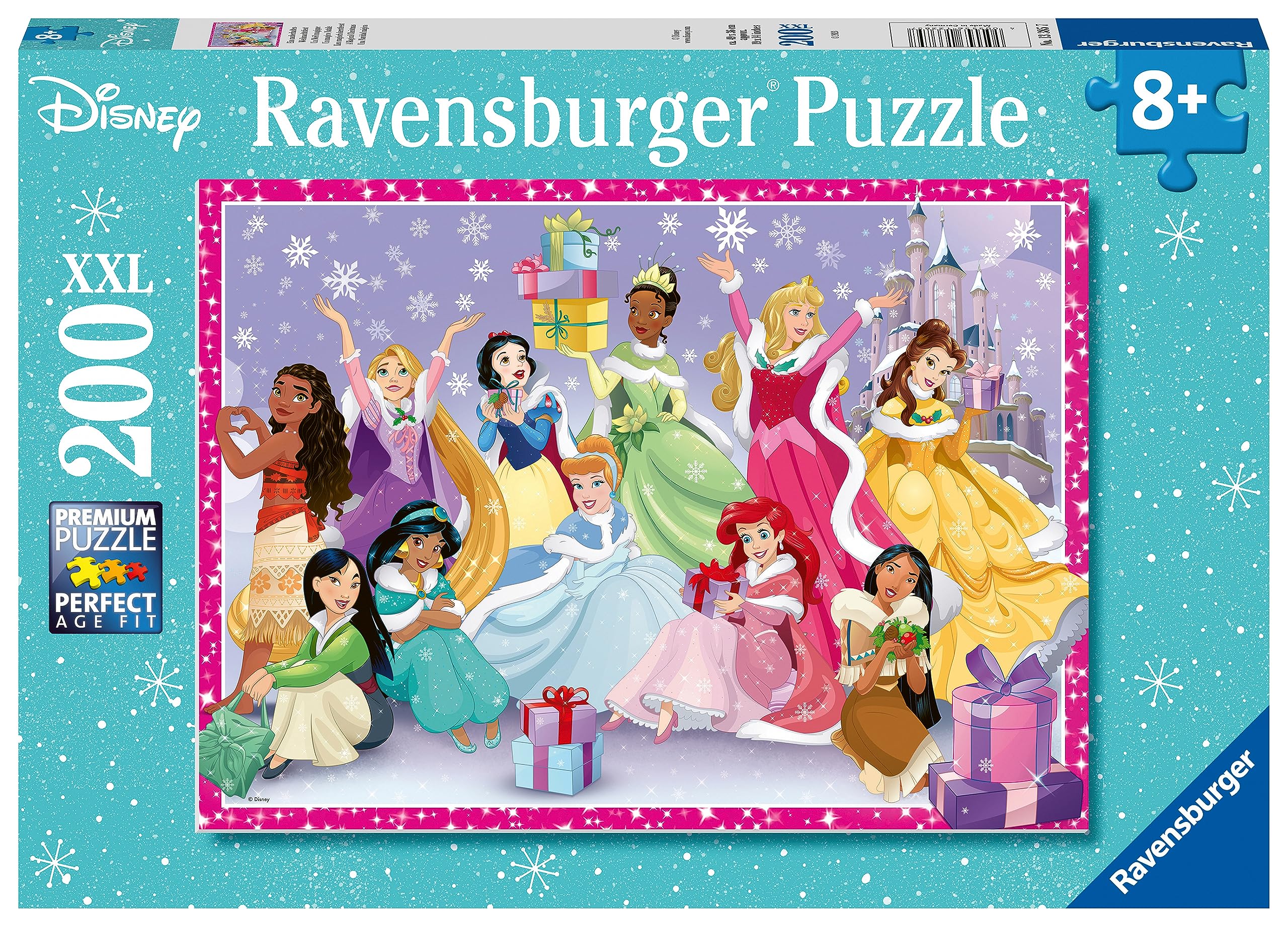 Ravensburger Disney Princess Christmas Jigsaw Puzzle for Kids Age 8 Years Up - 200 Pieces XXL