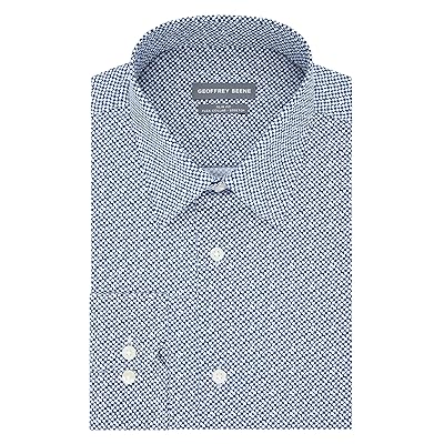 geoffrey beene slim fit dress shirt Geoffrey Beene Slim Fit Shirt in Grey Stripe – Mens Suit Warehouse main image 1