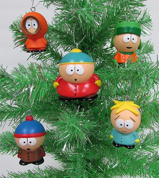 Amazon Com South Park 4 Piece Ornament Set Featuring Eric Cartman