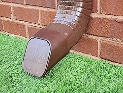 GutterGate 2"x3" Type-A Brown Gutter Downspout