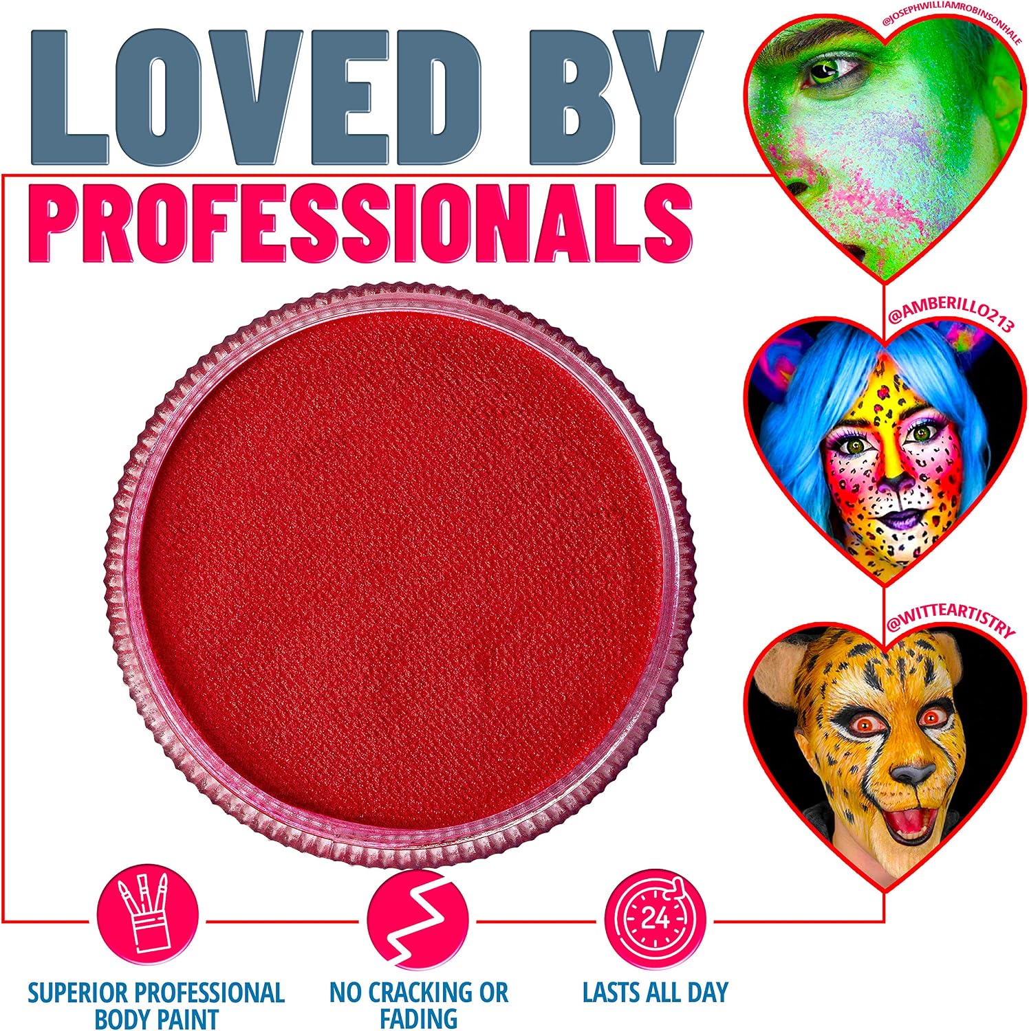 Blue Squid PRO Face Paint, Professional Water Based Single Cake Facepaint & Body Paints, SFX Makeup - Image 3