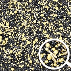 Sprinkle Pop Black Gold Sprinkle Mix| Black and